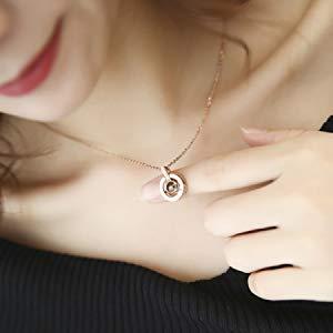 Love Projection Pendant Necklace