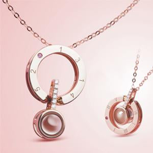 Love Projection Pendant Necklace