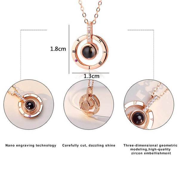 Love Projection Pendant Necklace